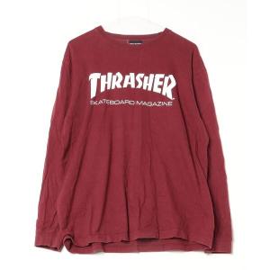 「THRASHER」 長袖Tシャツ X-LARGE ブラウン メンズ｜zozo