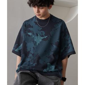 tシャツ リラックスルーズベーシック ミラノリブ/ダブルジャガード編み ニットTシャツ メンズ レディース