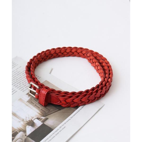 ベルト 日本製 15mm 栃木レザーメッシュベルト レディース