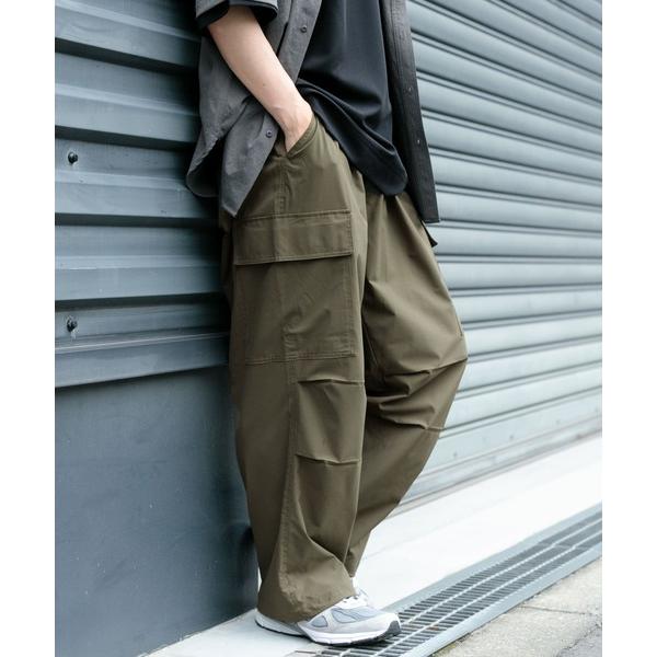 パンツ ウエストイージー ポリカーゴパンツ メンズ