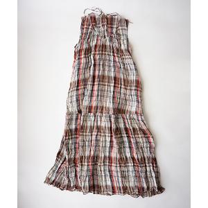 「45R」 サロペットスカート FREE ブラウン レディース