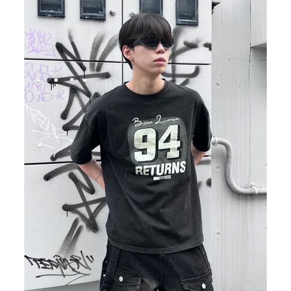 tシャツ ナンバーロゴピグメントTシャツ レディース メンズ