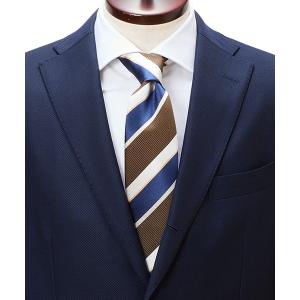 ネクタイ 「CRICKET」クリケット大柄ストライプネクタイ