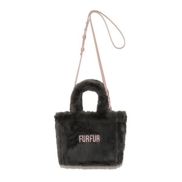 「FURFUR」 2WAYバッグ FREE チャコールグレー レディース