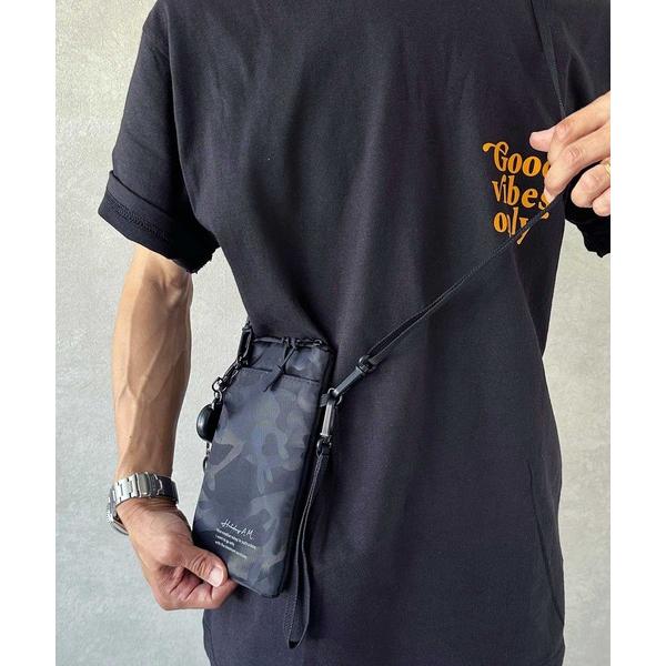 トートバッグ (KS)ジャガードCAMO柄ワンマイルネックポーチ メンズ レディース