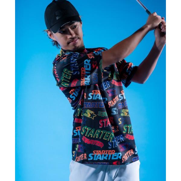 tシャツ Tシャツ メンズ 「STARTER GOLF」スターターゴルフ STARTERロゴパターン...