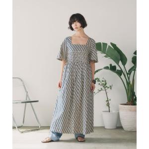 ワンピース レディース Sara Mallika/サラマリカ Geometric Pattern Sleeve Dress ワンピース