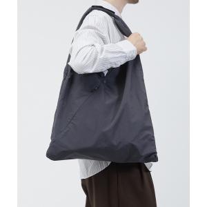 トートバッグ バッグ メンズ SLOW スロウ/Span nylon-triangle wrap bag スパンナイロン×レザーあずま袋 トートバの商品画像