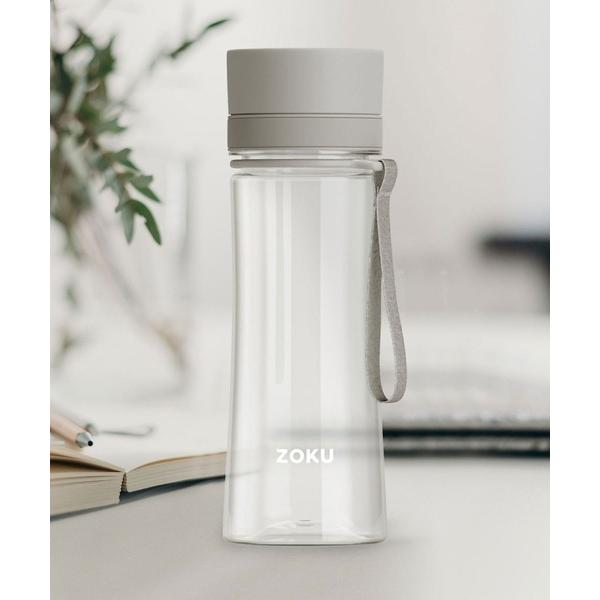レディース ZOKU/クリアプラスチックボトル400ml 水筒
