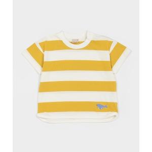 tシャツ Tシャツ キッズ 「接触冷感」太ボーダーTシャツ