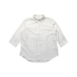 ブラウス シャツ 綿100% やわらかガーゼ レギュラー 七分袖カジュアルシャツ レディース