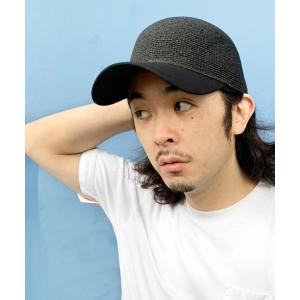 メンズ 帽子 キャップ 細編みPAPER CAP｜zozo