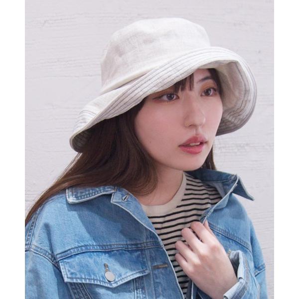 帽子 ハット LINEN MARINE HAT/リネンマリン ハット レディース