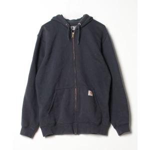 「Carhartt」 ジップアップパーカー MEDIUM ネイビー メンズ｜zozo