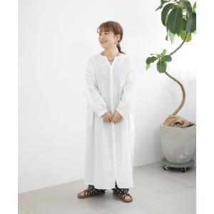 ワンピース レディース 「my fit CLIP/saito企画」ダブルフロント袖ピンタックワンピース｜zozo