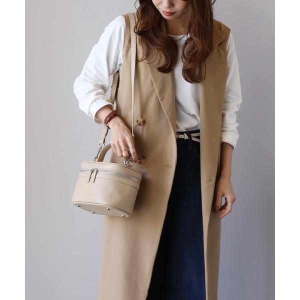 ハンドバッグ 「mieno」牛革レザーバニティバッグ