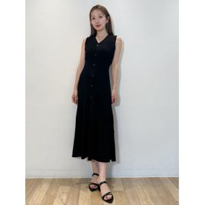 ワンピース レディース ノースリフロントボタンニットワンピース｜ZOZOTOWN Yahoo!店