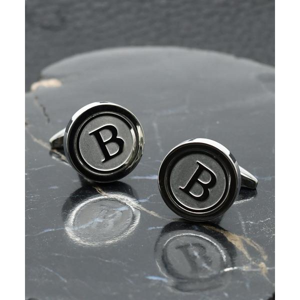 カフスボタン カフス F＆D : ソリッドアルファベットカフリンクス