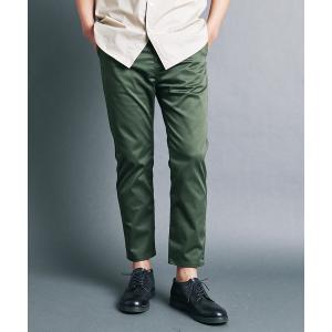 メンズ パンツ チノパン T/C TWILL STRETCH CROPPED PANTS:ポリエステル/コットン ストレッチ クロップドパンツ 24S｜zozo