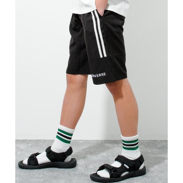 パンツ 「水陸両用」CONVERSE 別注ドライポリサイドラインショートパンツ キッズ 子供服 男の...