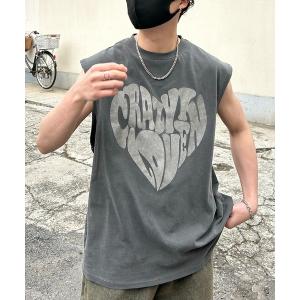 BENDER TOKYO タンクトップ クラッシュ ダメージ加工 ロング丈