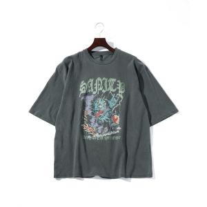 tシャツ 半袖 オーバーサイズ メンズライク プリント Tシャツ レディース レディース