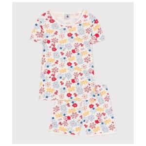 PETIT BATEAU（プチバトー） パジャマ ハートプリント 半袖長ズボン