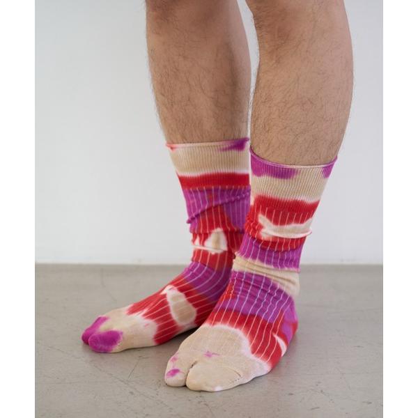 靴下 「 The Role design / ザ・ロールデザイン 」TIE DYE RIB SOCK...