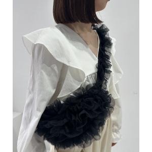 ショルダーバッグ バッグ レディース tulle frill shoulder bag / チュールフリルショルダーバッグ｜zozo