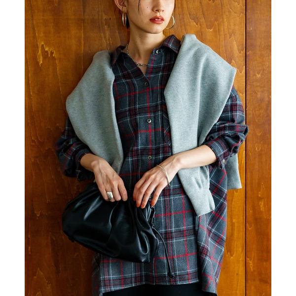 「Loungedress」 長袖シャツ FREE グレー レディース