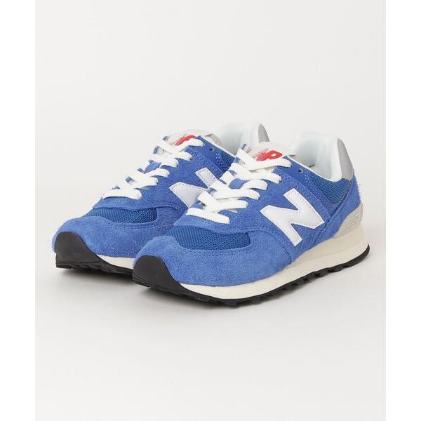 「New Balance」 ローカットスニーカー 23.0cm ブルー メンズ