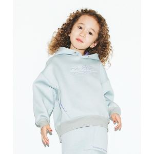 「X-girl Stages」 「KIDS」プルオーバーパーカー 90cm トップグレー キッズ｜zozo