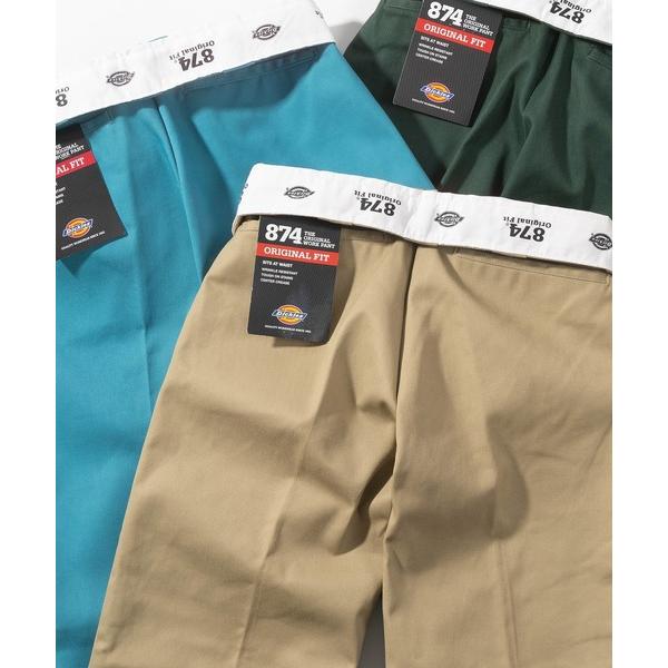 「Dickies」 チノパンツ 34inch カーキ レディース