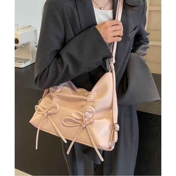 ショルダーバッグ バッグ 紐リボン　3wayバックパック/ショルダーバッグ レディース