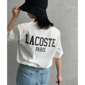 tシャツ Tシャツ レディース 「LACOSTE/ラコステ」 ワンポイントロゴ バックプリントTシャツ｜ZOZOTOWN Yahoo!店