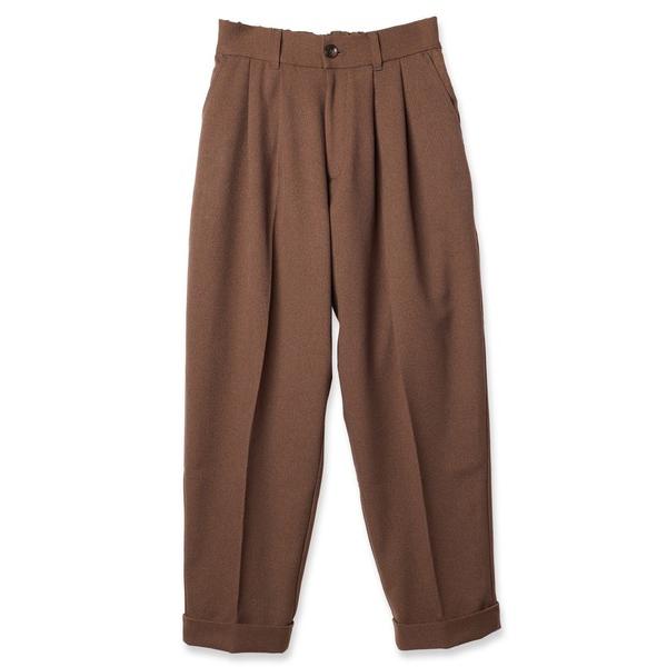スラックス パンツ serge two-tuck slacks レディース メンズ