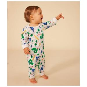 PETIT BATEAU（プチバトー） ベビー服 ロンパース ハートプリント3点