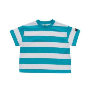 キッズ ボーダー 半袖 Tシャツ 赤白 黒白 90cm-140cm 送料無料