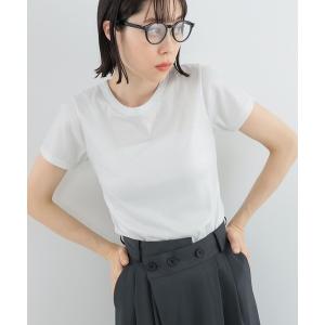 レディース tシャツ Tシャツ Ray BEAMS / 箔 プリント リブ Tシャツ｜zozo