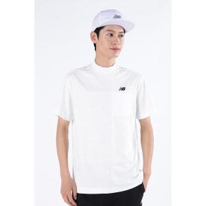 tシャツ 「new balance golf」ドライビングレインカモ柄 半袖 モックネック プルオーバー (MENS SPORT) メンズ