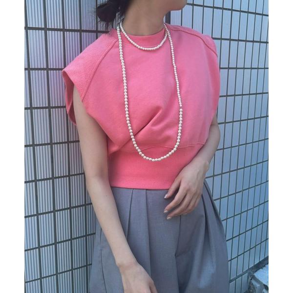 トレーナー スウェット ショルダータックスウェット レディース