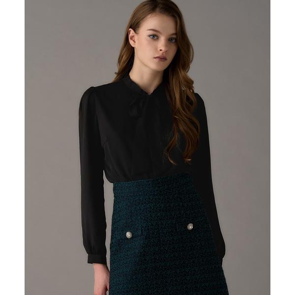 ブラウス シャツ 入学式 入園式 Bowtie ribbon blouse レディース