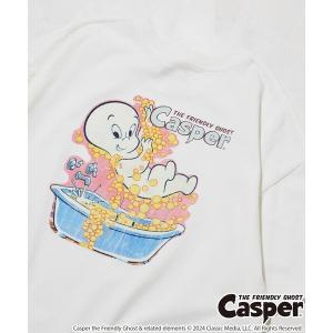 レディース tシャツ Tシャツ 限定展開　CASPER/キャスパー　別注 お風呂 バックプリント 半袖 Tシャツ｜zozo