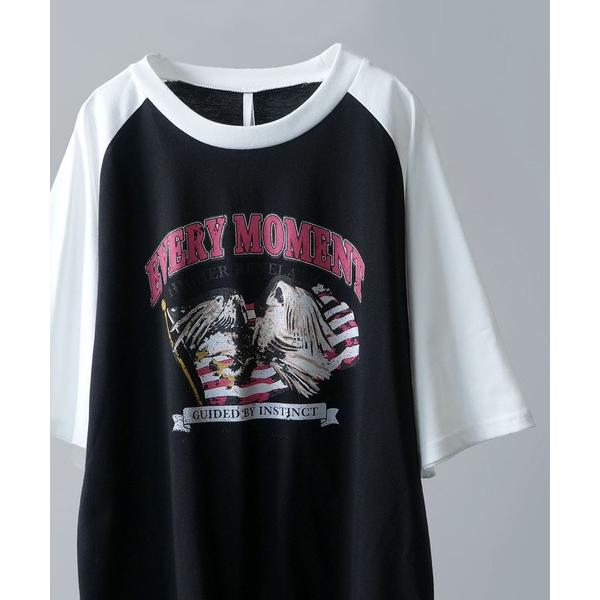 tシャツ 16/TC天竺 ラグランTシャツ(イーグル、モーターサイクル) レディース メンズ メンズ...