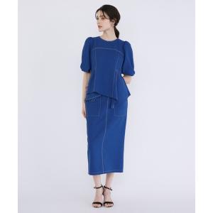 Yori 美品 22AW yori ヨリ サイドギャザーブラウス 長袖