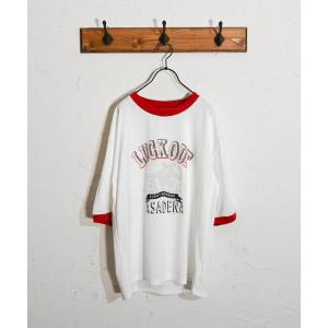 tシャツ 16/TC 天竺リンガープリントTシャツ(LUCK OUT、TIME FLIES) メンズ レディース
