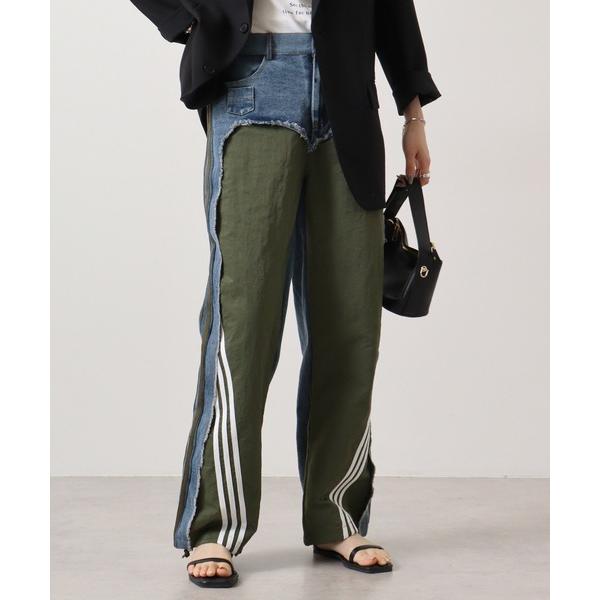ジーンズ デニム デニムパンツ je crois soi デニム使いパンツ レディース