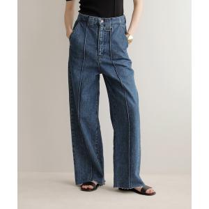 レディース パンツ デニム ジーンズ Pintuck Wide Wash Denim｜zozo