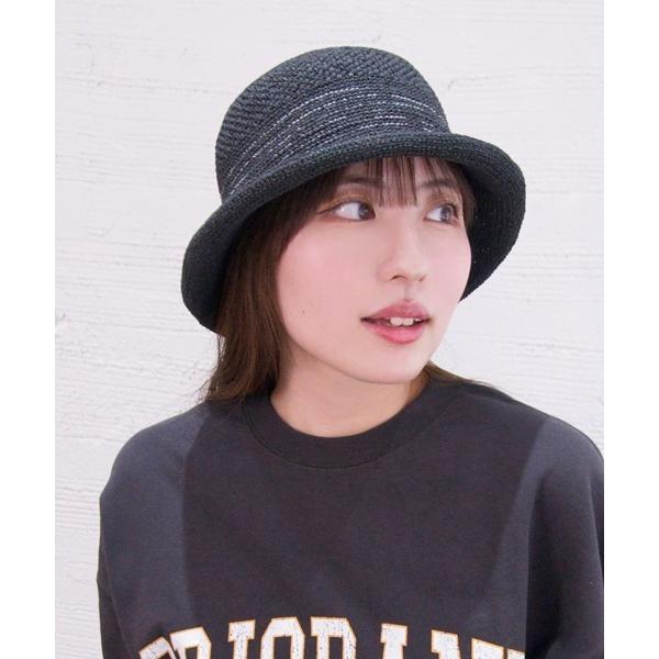帽子 ハット 細編みペーパーステッチハット レディース メンズ