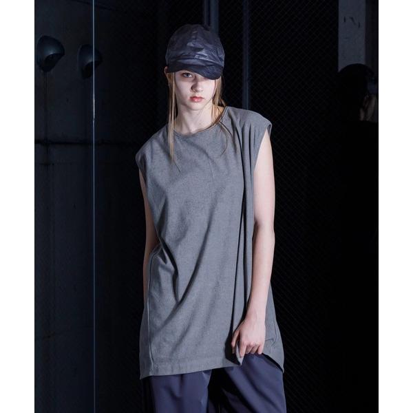 tシャツ 「VOAAOV」 Soft Pile Oversize Relax No Sleeve メ...